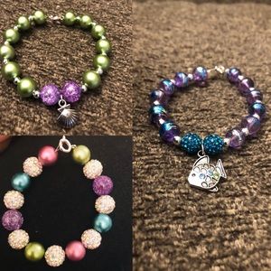 Mermaid Bracelet Bow Set